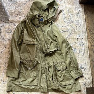 GAP Olive Utility Jacket with Hood